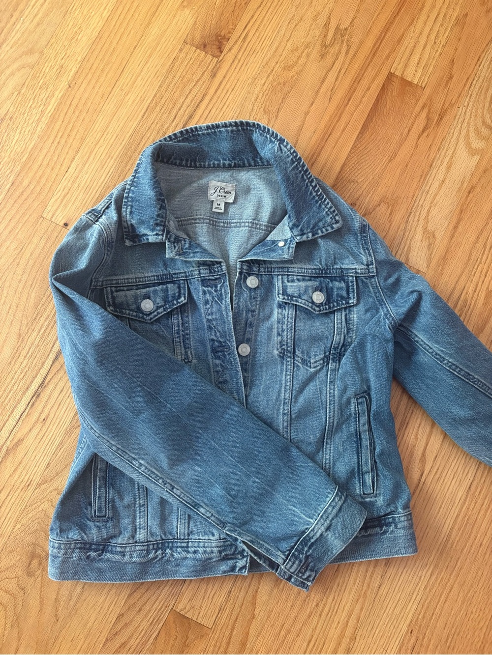 J. Crew Medium Wash Denim Jacket